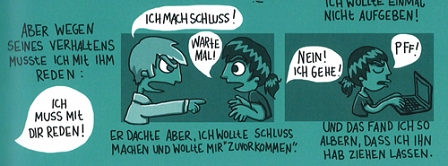 comic - paar streitet - ich mach schluss