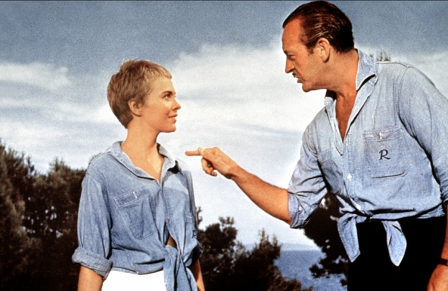 Jean Seberg und David Niven in "Bonjour Tristesse"