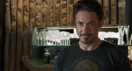 Robert Downey Jr in "The Avengers"