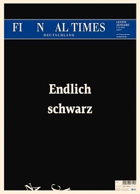 Die letzte Ausgabe der Financial Times Deutschland