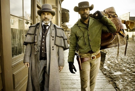 Christoph Waltz und Jamie Foxx in "Django Unchained"