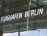 Schriftzug "Flughafen Berlin"