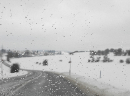 Winterausflug mit dem Auto