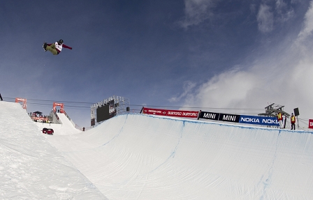 © Marcel Lämmerhirt Kelly Clark in der Superpipe