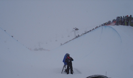 © FM4/Simon Welebil Kelly Clark in der Halfpipe.