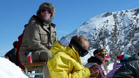 spectators at the Austrian Freeski Open