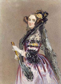 Ein Porträt von Ada Lovelace.