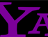 Yahoo Schriftzug