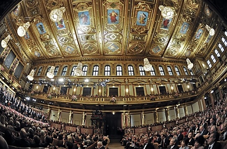 Vienna Philharmonic Orchestra's New Year's Concert 2013 at the Musikverein in Vienna 