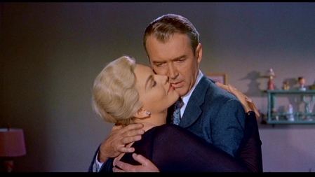 Kim Novak und James Stewart in "Vertigo"