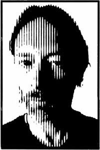 Thom Yorke schwarz-weiß