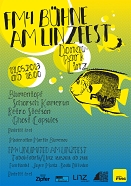 Poster vom Linzfest 2013 mit gelbem Fisch