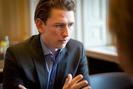 Integrationsstaatssekretär Sebastian Kurz