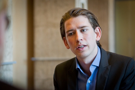 Integrationsstaatssekretär Sebastian Kurz
