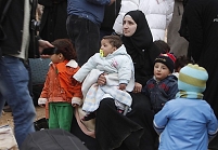 Syrian family in Mafraq, Jordan