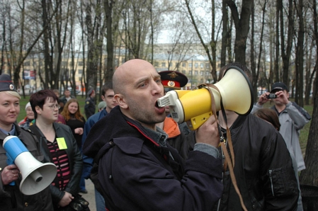 Zahar Prilepin as a political activist