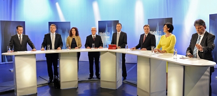 SpitzenkandidatInnen bei der Tirol-Wahl ORF-Diskussion