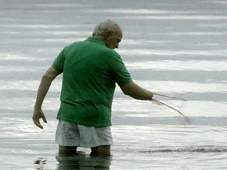 Michael Gwisdek in "Hai alarm am müggelsee"