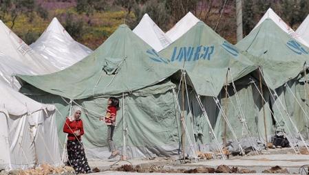 Syrisches Flüchtlingscamp in der Türkei