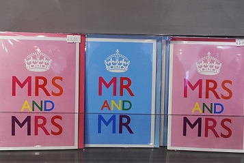 © EPA/FACUNDO ARRIZABALAGA gay marriage cards