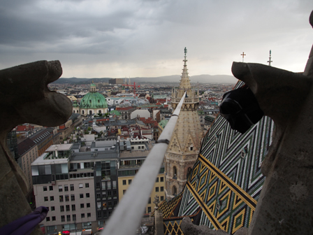 Slackline am Stephansdom