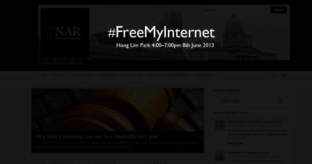 Banner von #freemyinternet