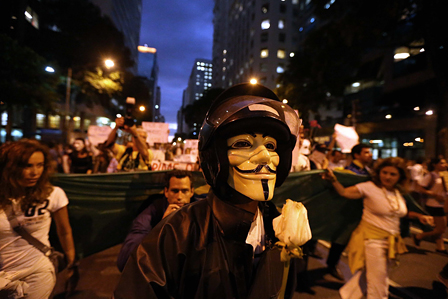 Proteste in Rio de Janairo