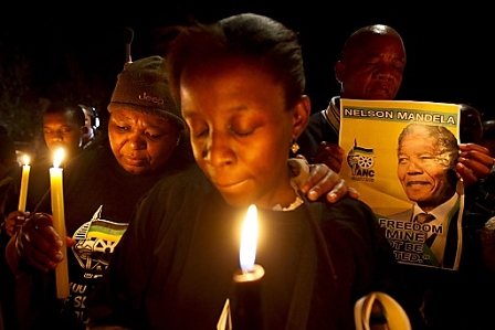 Mandela vigil