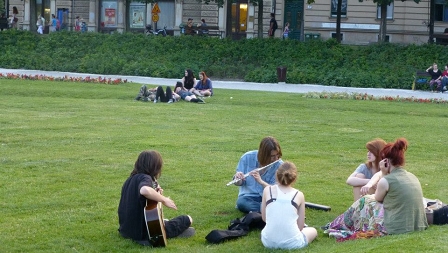 Students in Zagreb