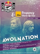 Plakat Awolnation bei der FM4 Frequency Warm Up Tour