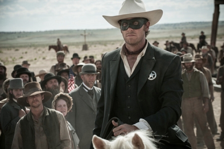 Armie Hammer in "Lone Ranger"