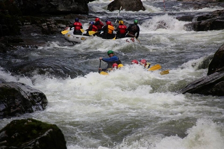 people rafting in voss Norway