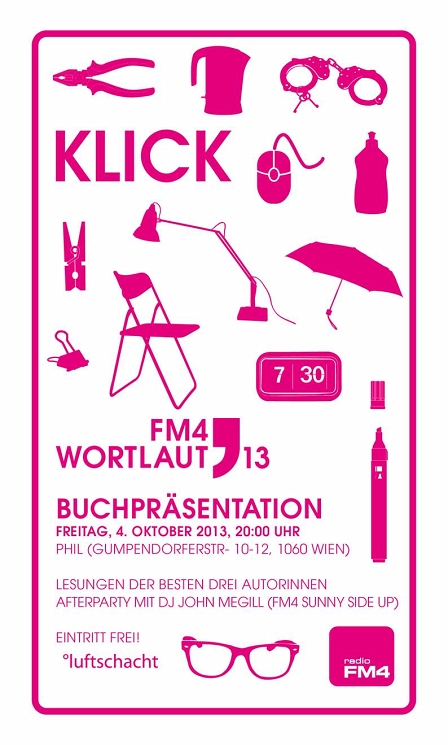 flyer für wortlautfest