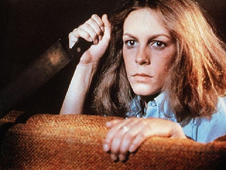 Jamie Lee Curtis in "Halloween"