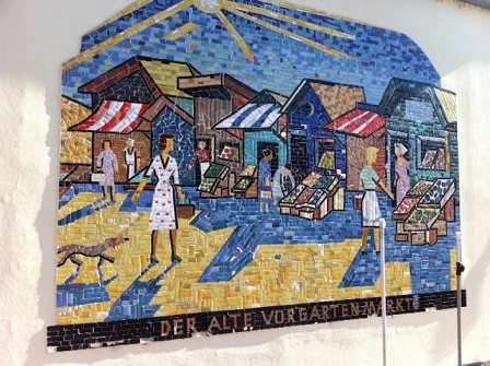 Mosaik "Der Alte Vorgartenmarkt"