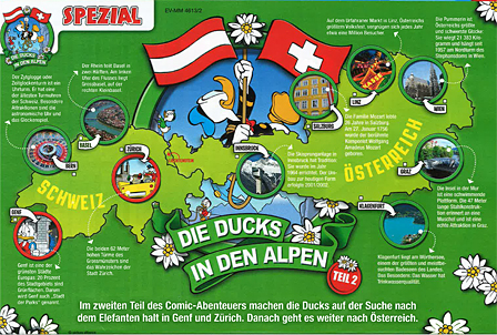 Die Ducks in den Alpen