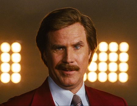 Will Ferrell in "Anchorman2"