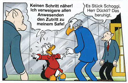 Die Ducks in den Alpen