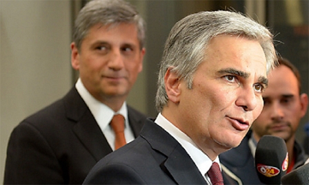 Michael Spindelegger und Werner Faymann