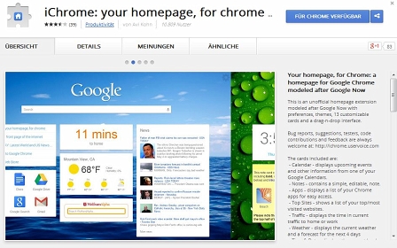 Startseite iChrome