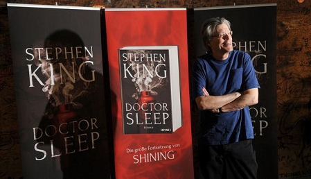 Stephen King in Deutschland bei der Buchpräsentation