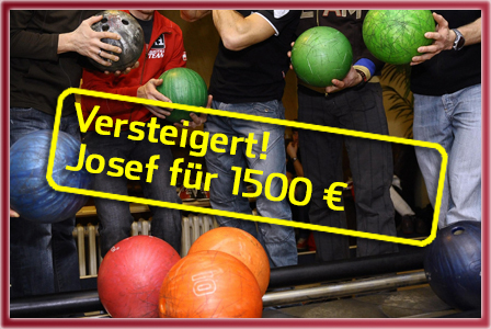 Die FM4 Bowling-Mannschaft geht an Josef für 1.500 Euro.