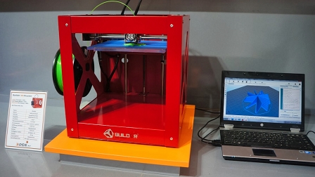 3D-Drucker in Nahaufnahme