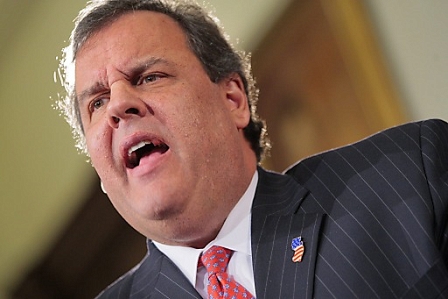 New Jersey Governor Chris Christie during a press conference at the state house in Trenton, New Jersey, USA, 09 January 2014