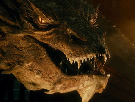 Smaug, der Drache, aus dem Trailer zu "Smaugs Einöde"