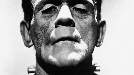 Boris Karloff als Frankenstein