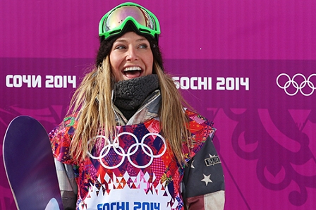 Snowboarderin Jamie Anderson