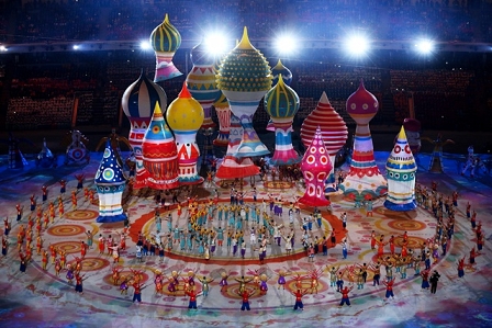 Image from the Sochi Opening Ceremony