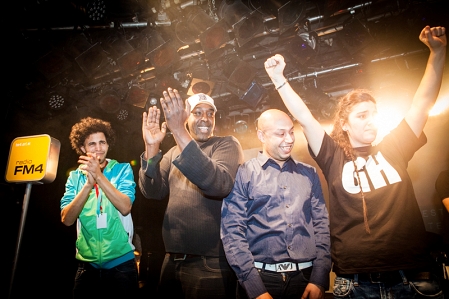 Die GewinnerInnen des FM4 Protestsongcontests 2014: Fight Rap Camp