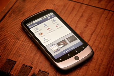 Facebook-App auf Smartphone